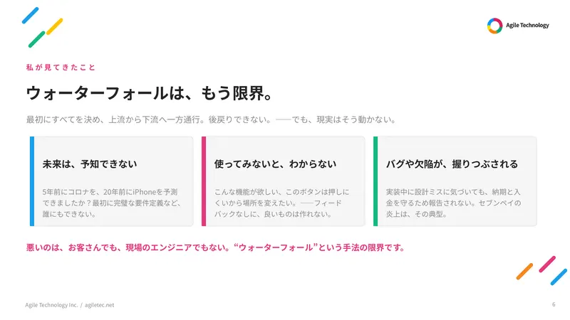 会社案内 6ページ目
